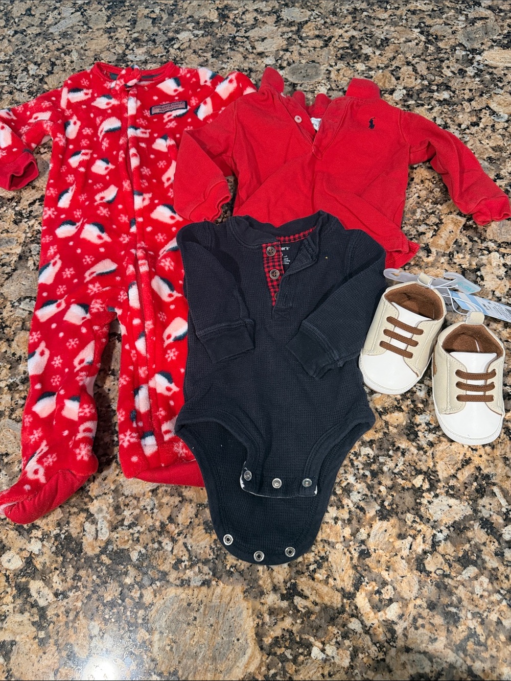 Holiday PJs, Shirts and Shoes